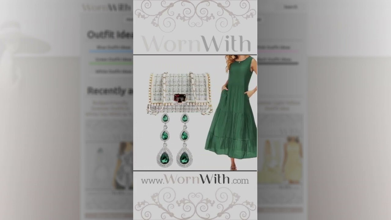 Green Summer Outfit Idea Summer All Green Trendy Outfit Idea