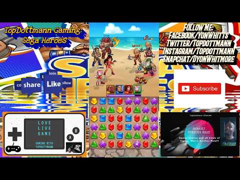 Topdottmann Gaming: Sega Heroes(This game is awesome)
