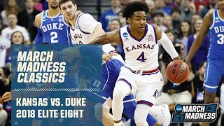 Duke v. Kansas in 2018 Elite Eight (Full Game)