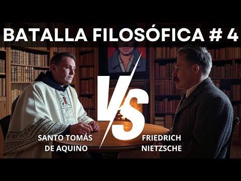SANTO TOMÁS DE AQUINO VS. NIETZSCHE : Entreno IA para que debatan  sobre la Existencia de DIOS