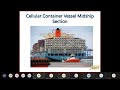 Midship Section Cellular Container Ship Part 3