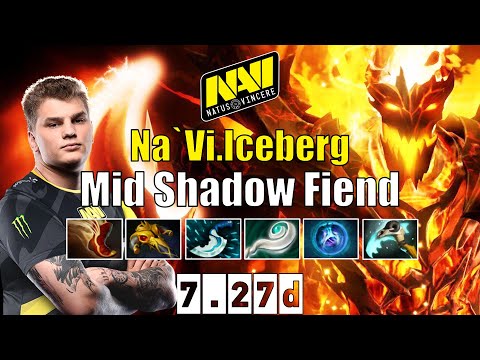 Shadow Fiend | Na`Vi.Iceberg | Mid Shadow Fiend | 7.27d Gameplay Highlights