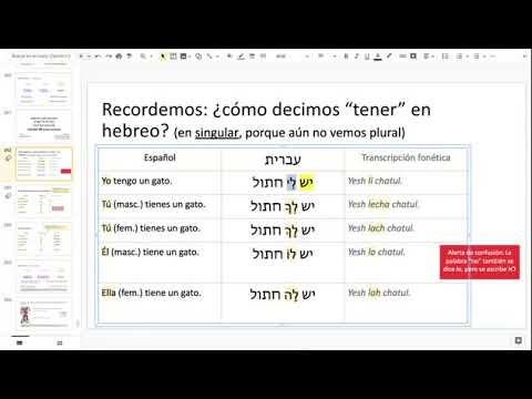 Lección #26: Hebreo cada semana