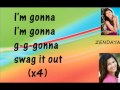 Swag It Out Lyrics Zendaya