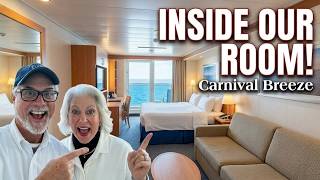 Carnival Breeze Suite Tour | Cabin 7374 Full Room Walkthrough 🚢