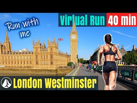 2022 London Westminster Tour | Top 10 Places | Running Video for Treadmill Training, Virtual Run #28