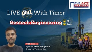Phase Relation, Soil Classification | LIVE Quiz for Geotechnical Engineering | GATE 2022 Preparation