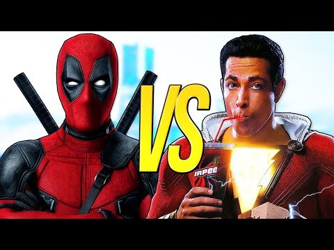 ШАЗАМ VS ДЭДПУЛ | СУПЕР РЭП БИТВА | Shazam Фильм ПРОТИВ Deadpool 2 Movie