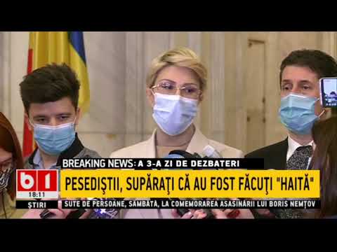 STIRI B1 ORA 18.00 DIN 27 FEBR 2021 - BUGETELE, APROBATE FARA AMENDAMENTELE PESEDISTE