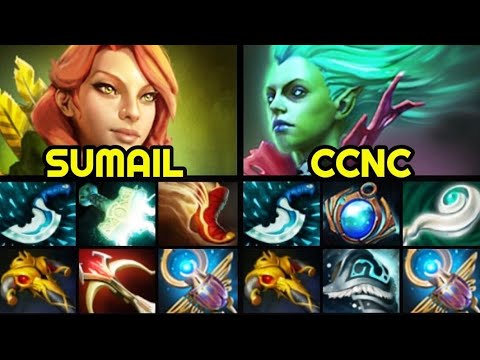 SUMAIL Super Bad Start Windranger vs CCNC Full Slotted Death Prophet 7.28 Dota 2
