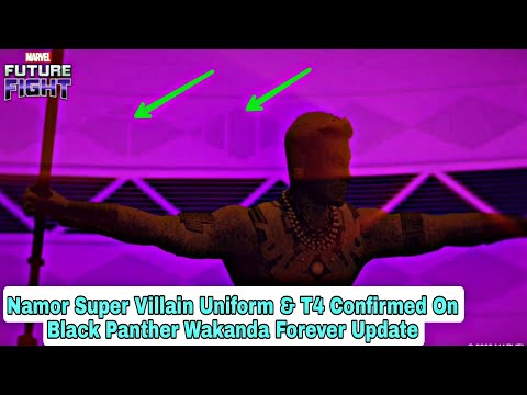 Namor Villain Uniform & T4 Confirmed On Black Panther Wakanda Forever Update - Marvel Future Fight