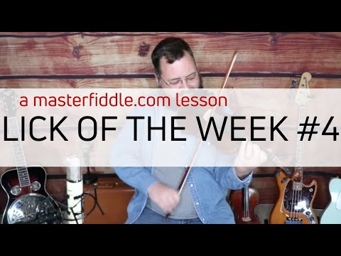 Lick of the Week #4 - Bluegrass/Western Swing Fiddle Lesson