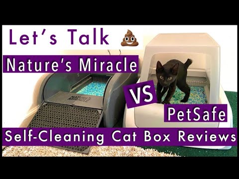 Self-Cleaning Cat Box PetSafe VS Nature's Miracle Review. Unboxing Cat Box. How To Clean A Cat Box