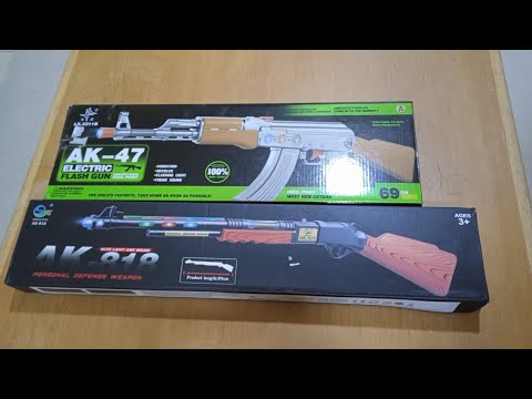 New Unboxing TOYS GUNS this is my 8 video on my channel