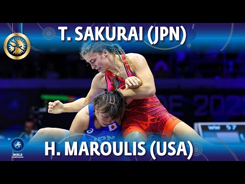 Tsugumi Sakurai (JPN) vs Helen Maroulis (USA) - Final // World Championships 2022 // 57kg