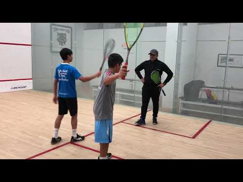 SQUASH coaching BY Malaysian team coach