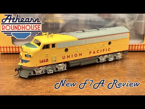 Athearn-Roundhouse NEW HO Scale F7A Review!