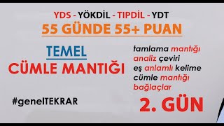 2. GÜN #part1 - #genelTEKRAR - İngilice'den Türkçe'ye Temel Çeviri Mantığı (23.12.2023)