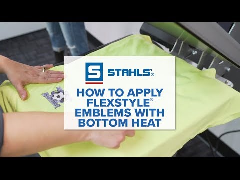 How to Apply FlexStyle® Emblems with Bottom Heat