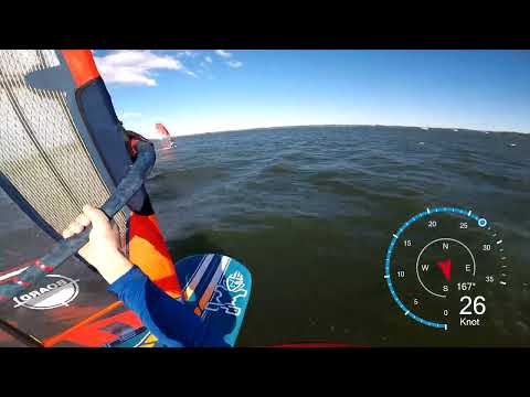 Foil slalom with Ventalon by westerly