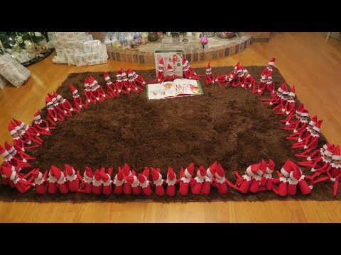 Secret elf on the shelf meeting for thanks giving!