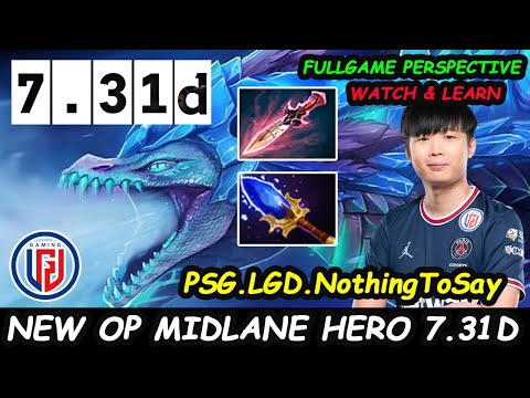 NothingToSay -  Winter Wyvern MIDLANE NEW OP HERO 7.31D Patch [Watch & Learn] Dota 2 FULLGAME