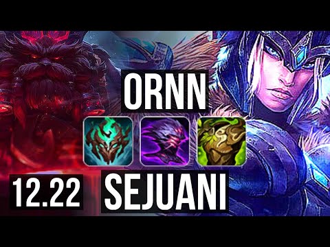 ORNN vs SEJUANI (TOP) | 1.4M mastery, 9/5/25, 400+ games, Dominating | EUW Master | 12.22