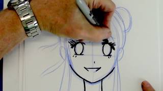 How to Draw a Manga Girl - Beginners