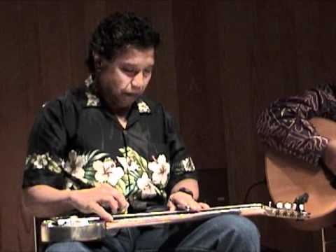 Sleepwalk @SlackKeyShow Bobby Ingano Hawaiian Lap Steel Guitar Master