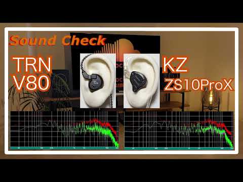 TRN V80 vs  KZ ZS10ProX  [IEMs Chinese In-Ear Sound Comparison 中華イヤホン音比較]