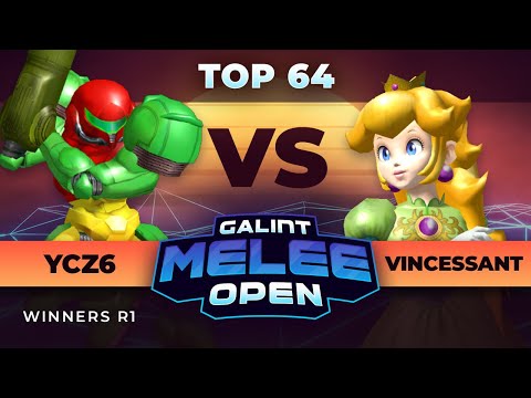ycz6 (Samus) Vs. Vincessant (Peach) - Top 64 WR1 - Galint Melee Open: Summer 2021