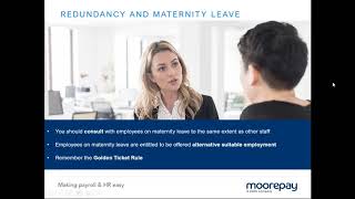 Webinar: HR Essentials - Maternity Leave the Right Way