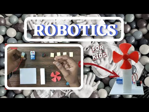 How to make DC motor Mini Fan toys for kids with 9 Volt Battery | DIY project for kids.