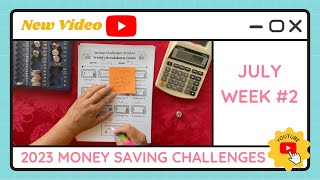 Budgeting Money Savings Challenges - July Week #2 - TracEy Monster Savings on Etsy