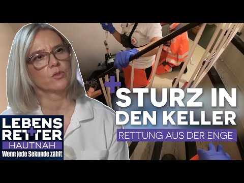 Kellertreppe wird zur Falle – Rentner stürzt und kann nicht mehr aufstehen | Lebensretter hautnah