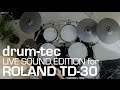 Roland TD-30 mit drum-tec live sound edition