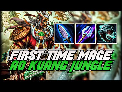 Ao Kuang: FIRST TIME MAGE JUNGLE!!! - Smite Season 8 Jungle Gameplay