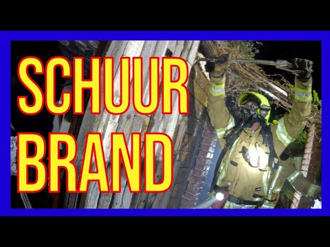 Schuurbrand  - VOLUNTEERS DUTCH FIREFIGHTERS -