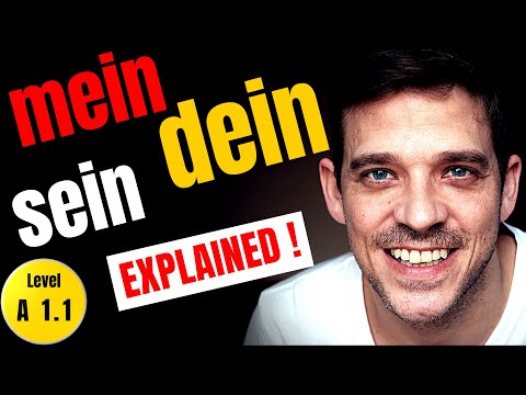 Mein Dein Sein │ Possessivartikel │ German Possessive Articles