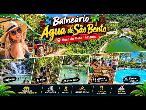 BALNEÁRIO ÁGUAS DE SÃO BENTO EM BOCA DA MATA ALAGOAS | BICAS, RIOS, CACHOEIRAS E TRILHA