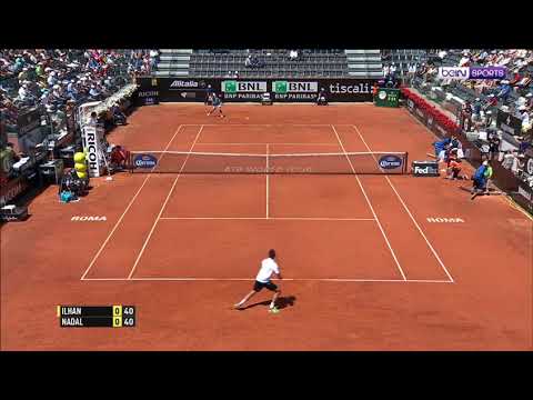 Marsel Ilhan vs. Rafael Nadal - Best Points (ATP Masters Rome 2015)