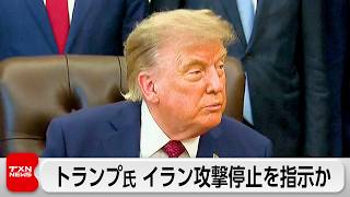 トランプ大統領 イラン攻撃停止を指示 迎撃ミサイル在庫減少も影響か
