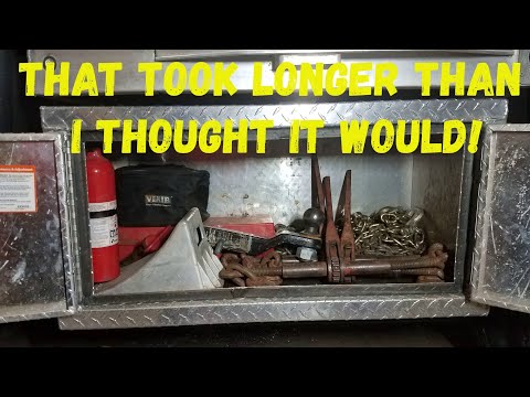 Under-Mount Tool Box Install On My Ram 3500 Flatbed