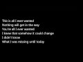 John Tyree-All I Ever Wanted [LYRICS] 