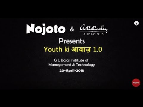 Vedanshi Poetry at Nojoto & Artistically Audacious Presents Youth Ki Awaaz