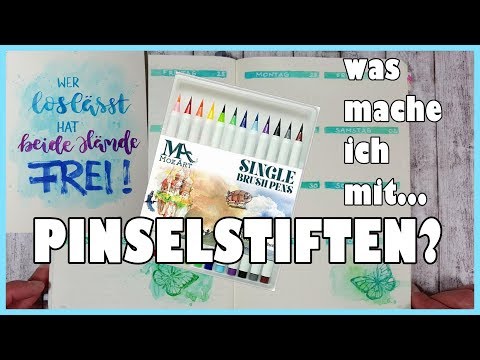 Pinselstifte für Brush Lettering und Bullet Journal - MozArt Single Brush Pens