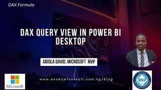 New DAX Query View in Power BI Desktop