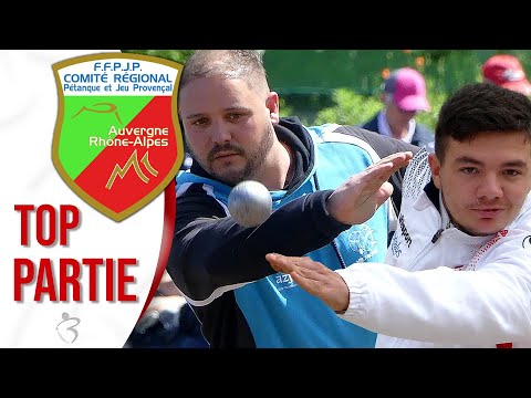 Superb little final of the MONROS vs DUAPHANT head-to-head: Auvergne Rhône-Alpes pétanque champio...