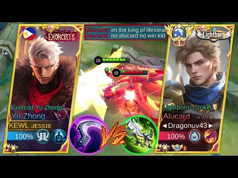My YU ZHONG vs GLOBAL ALUCARD TRASHTALKER🔥 | WHO IS THE REAL KING OF LIFESTEAL? | NO ALUCARD NO WIN?