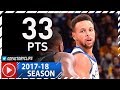 Stephen Curry Full Highlights Vs Bulls 2017 11 24 33 Pts 7 Reb 31 Pts In 1st HALF